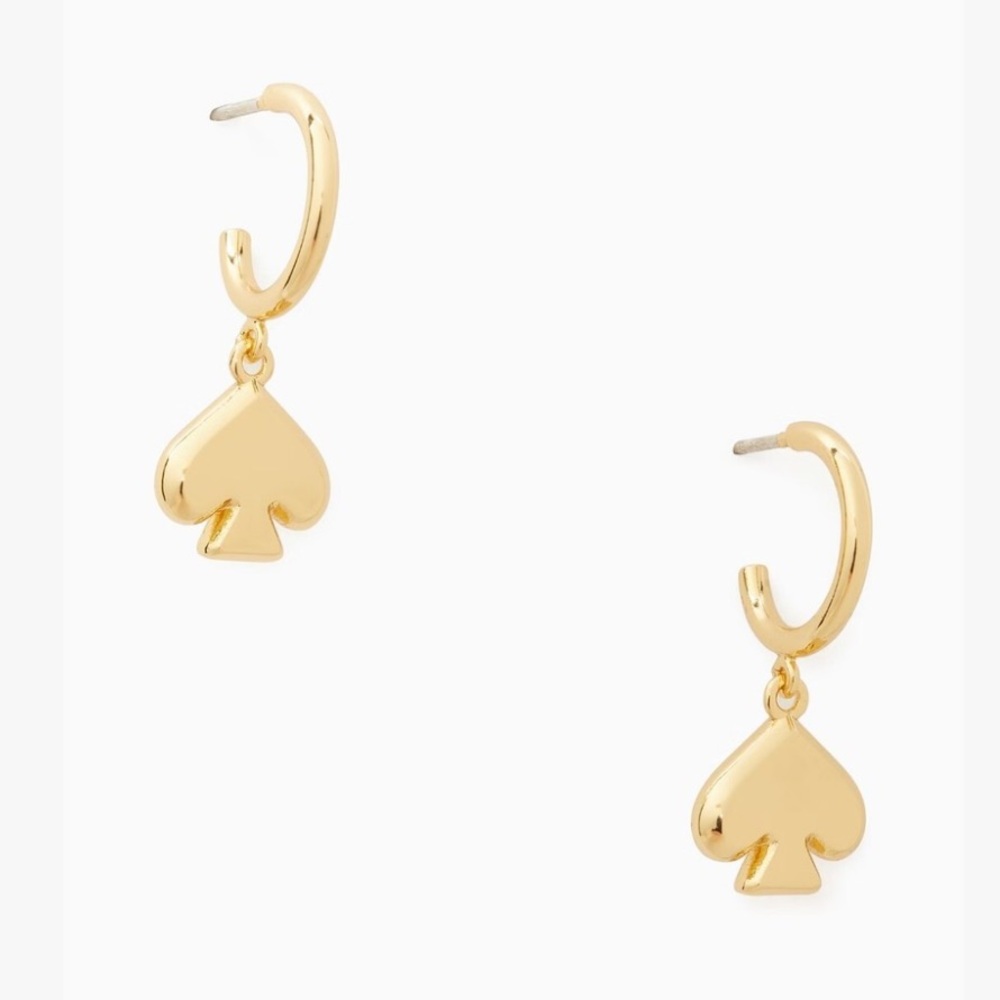 Kate Spade Gold Huggies